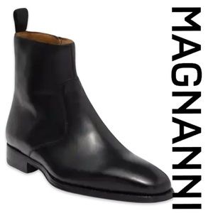 NWOB $325 Magnanni Men’s Leather Chelsea Boot Size 13